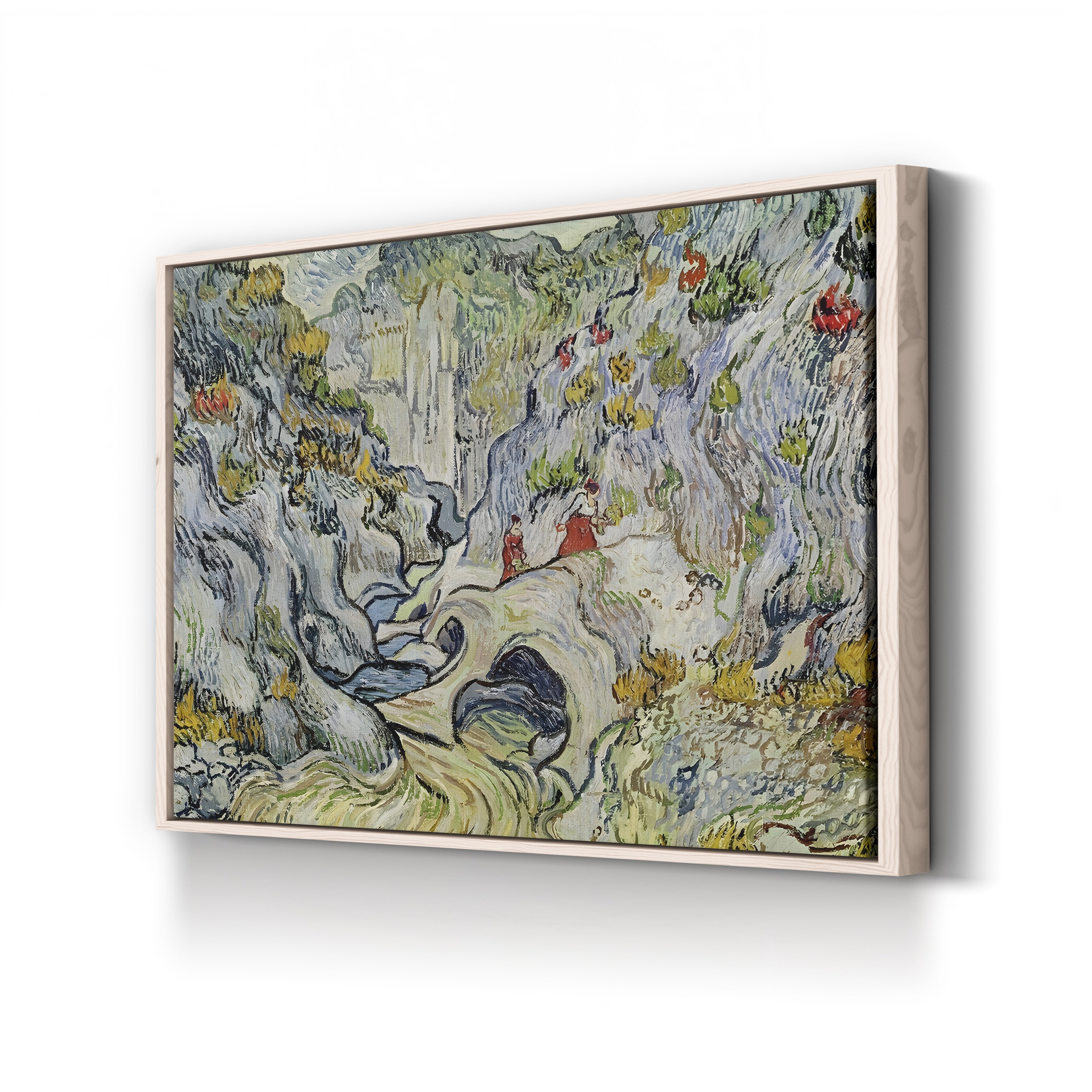 The Ravine of the Peyroulets, 1889 – Vincent van Gogh Wall Art | Post-Impressionist Landscape Canvas Print