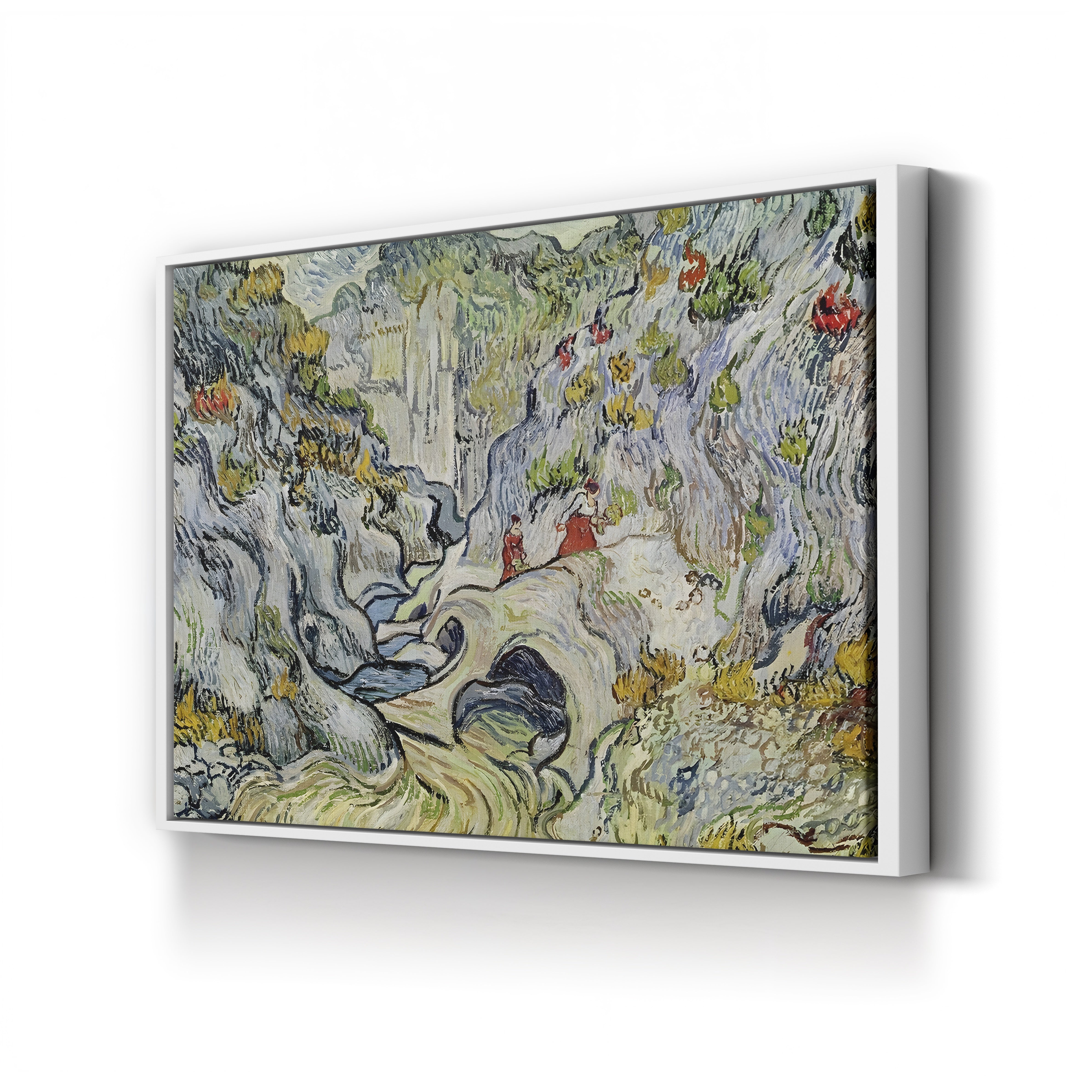 The Ravine of the Peyroulets, 1889 – Vincent van Gogh Wall Art | Post-Impressionist Landscape Canvas Print