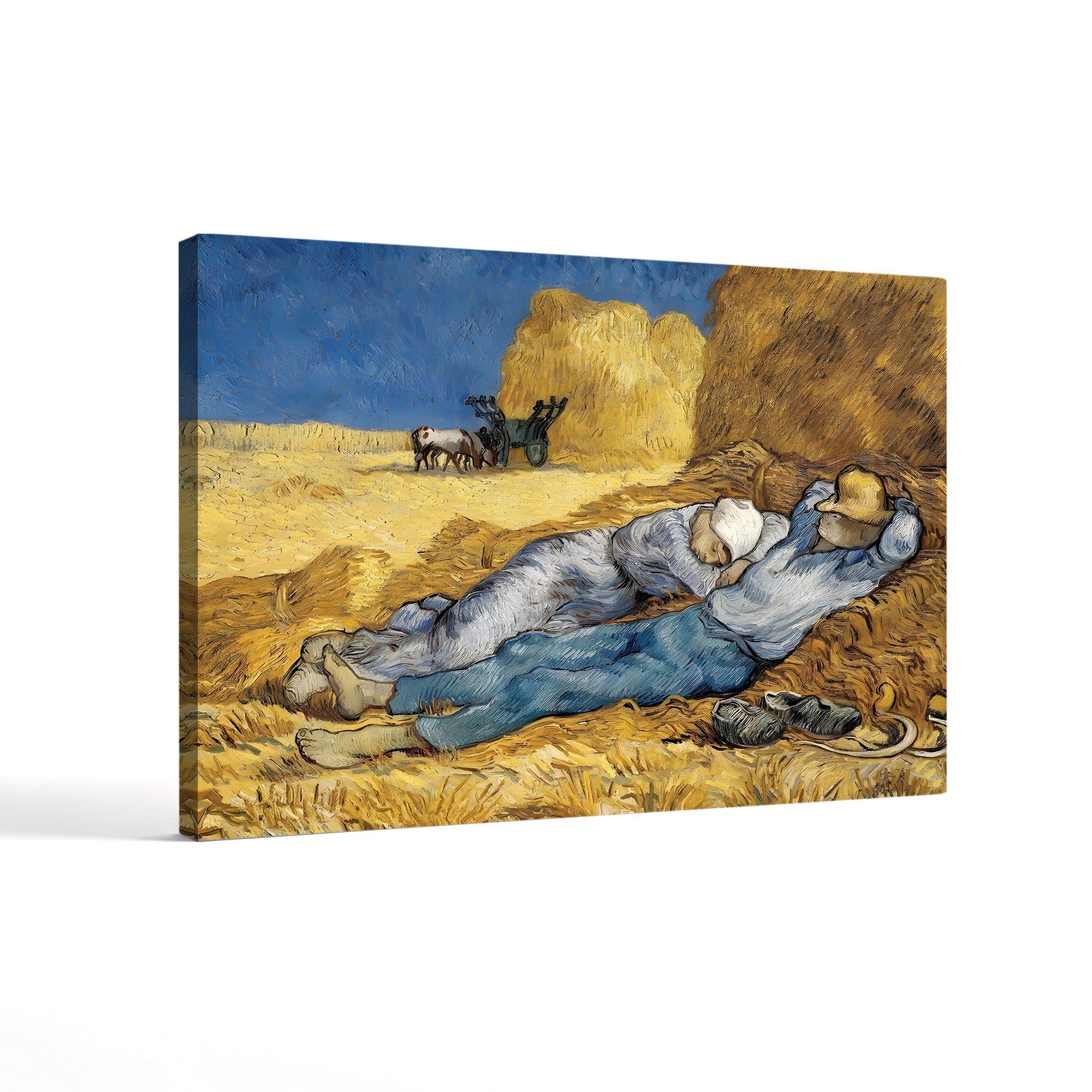 The Siesta (After Millet), 1890 – Vincent van Gogh Wall Art | Post-Impressionist Figure Canvas Print